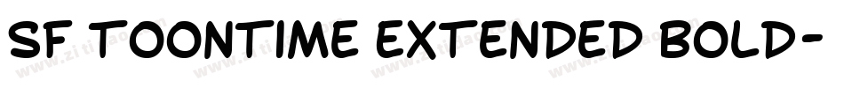 SF Toontime Extended Bold字体转换